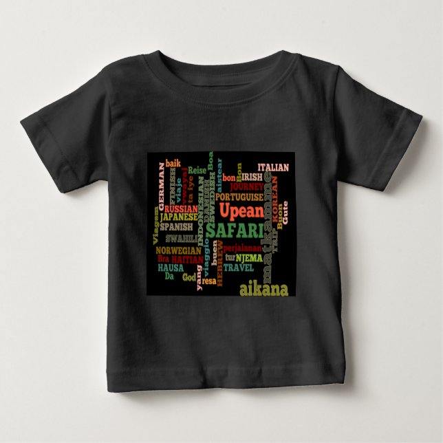 Bon Italian Irish Safari Hapanese Voyage Baby T-Shirt (Front)