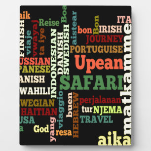 Bon Italian Irish Safari Hapanese Voyage Plaque