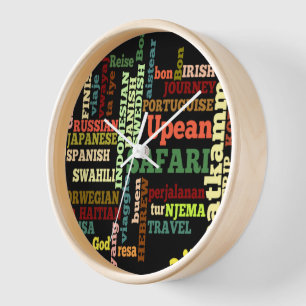 Bon Italian Irish Safari Hapanese Voyage Wall Clock