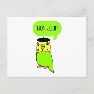 Bon Jour! Postcard