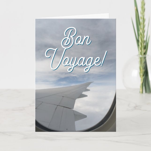 Bon Voyage! Adventure Awaits Card (Front)