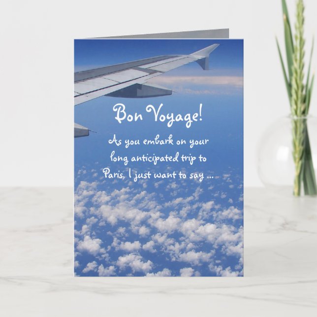 Bon Voyage! Card (Front)