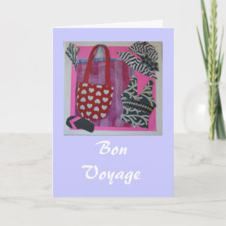 Bon Voyage card
