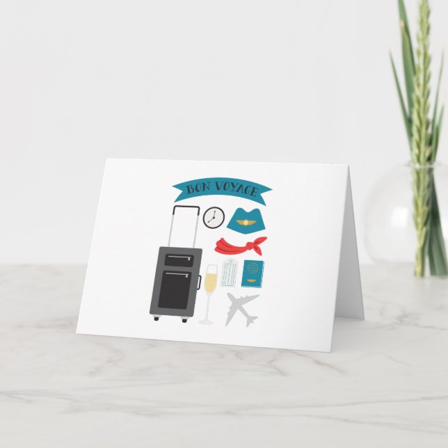 Bon Voyage Card (Front)