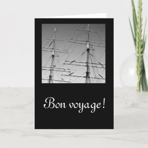 Bon voyage card