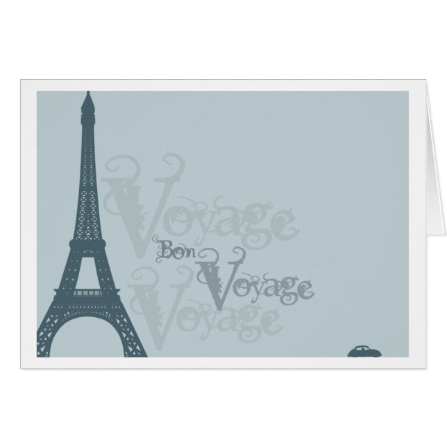 bon voyage card_horizontal (Front Horizontal)