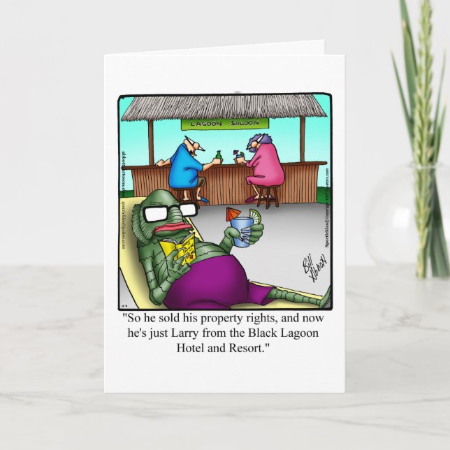 Bon Voyage Humour Greeting Card "Spectickles" (Front)