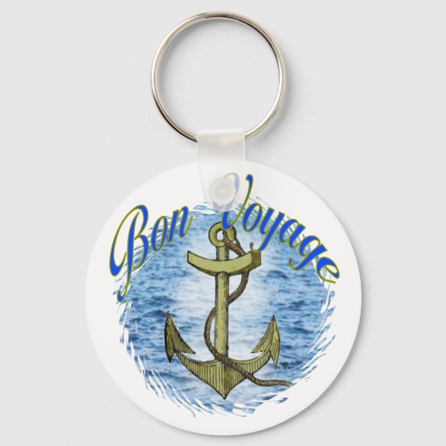 Bon Voyage Key Ring (Front)