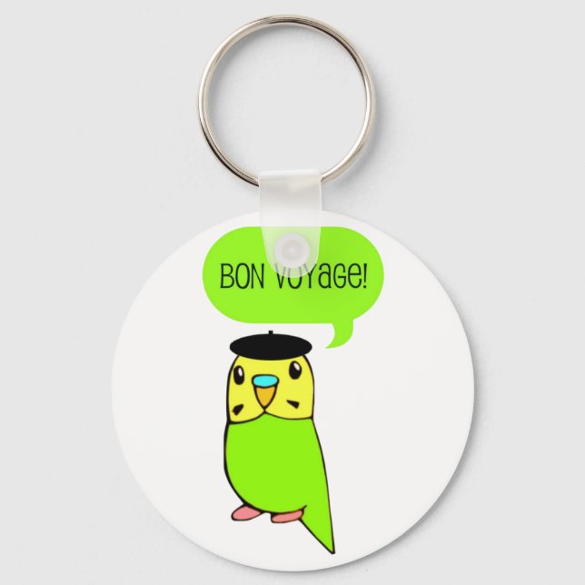 Bon Voyage! Key Ring (Front)
