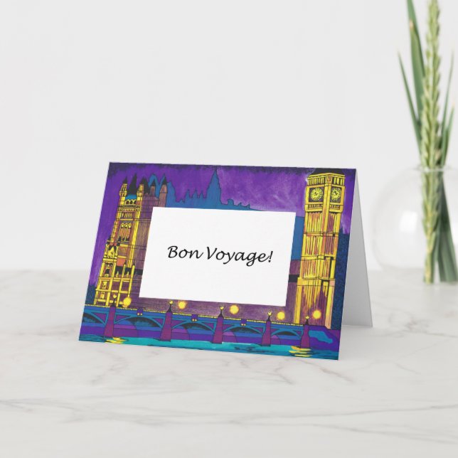 Bon Voyage London Card (Front)