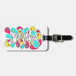 Bon Voyage luggage tag