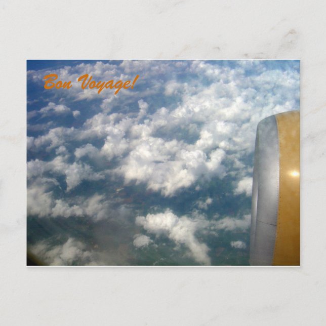 'Bon Voyage' photo postcard (Front)