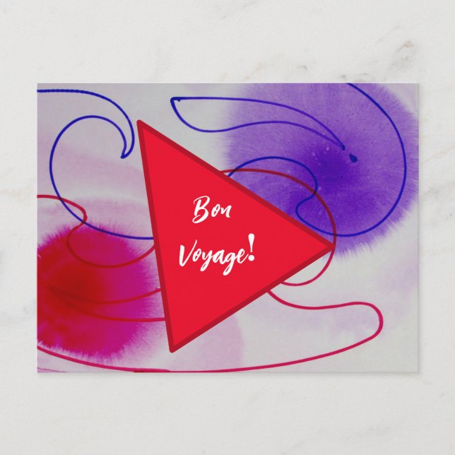 Bon Voyage Postcard (Front)