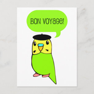 Bon Voyage! Postcard