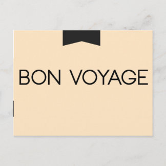 BON VOYAGE POSTCARD