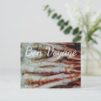 Bon Voyage - To Alaska For Red King Crab Postcard
