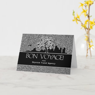 Bon Voyage Travel Agency Business Greeting Card