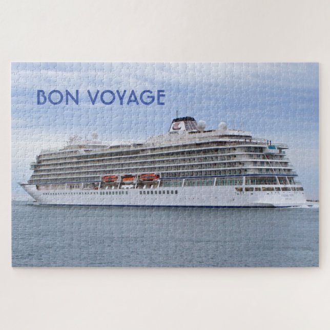 Bon voyage: Viking Sun cruise ship  Jigsaw Puzzle (Horizontal)