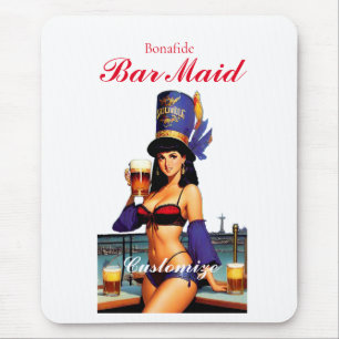 Bonafide Bar Maid Thunder_Cove Mouse Pad