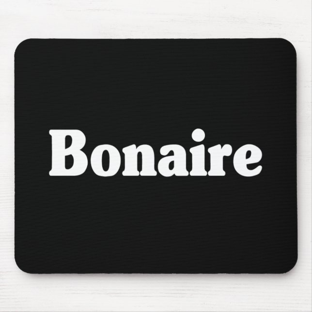 Bonaire Classic Style Mouse Pad (Front)