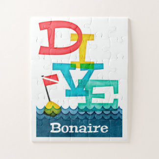 Bonaire Dive - Colourful Scuba Jigsaw Puzzle
