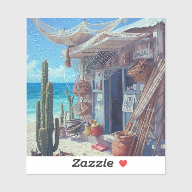 Bonaire fish shack (Sheet)