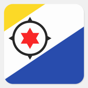 Bonaire Flag Square Sticker