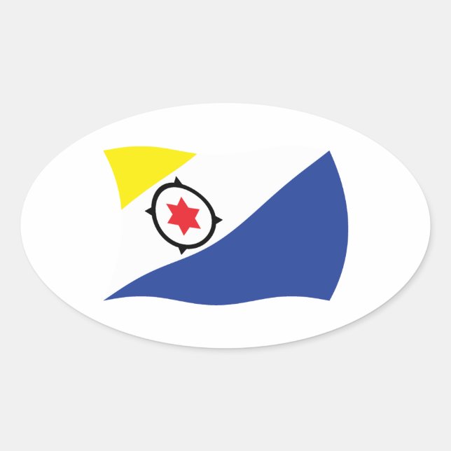 Bonaire Flag Sticker (Front)