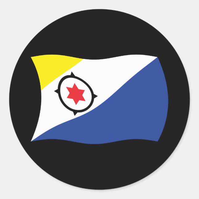 Bonaire Flag Sticker (Front)