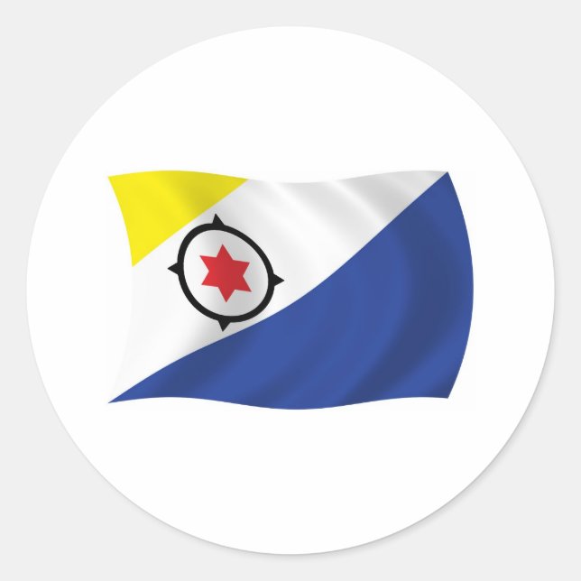 Bonaire Flag Sticker (Front)