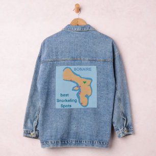 Bonaire snorkel sites denim jacket