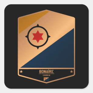 Bonaire Square Sticker