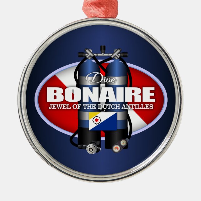 Bonaire (ST) Metal Ornament (Front)