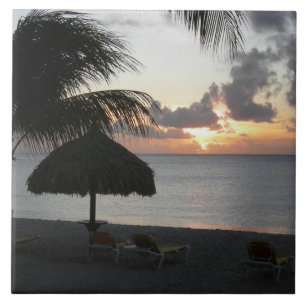 Bonaire Sunset Ceramic Tile