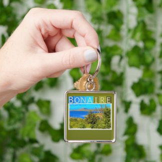 Bonaire Watercolor Key Ring