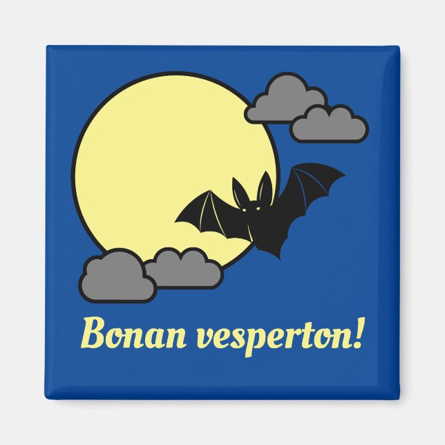 Bonan vesperton! magnet (Front)