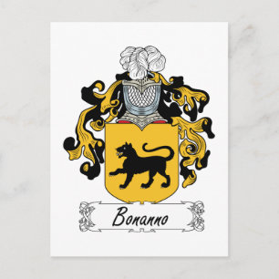 Bonanno Family Crest Postcard