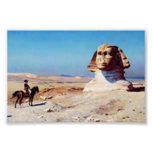 Bonaparte Before the Sphinx by Jean-Leon Gerome Photo Print