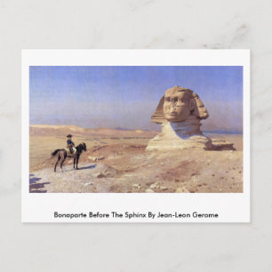Bonaparte Before The Sphinx By Jean-Leon Gerome Postcard