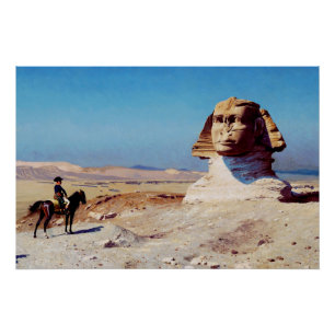 Bonaparte Before the Sphinx by Jean-Leon Gerome Poster