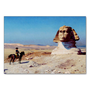 Bonaparte Before the Sphinx by Jean-Leon Gerome Table Number