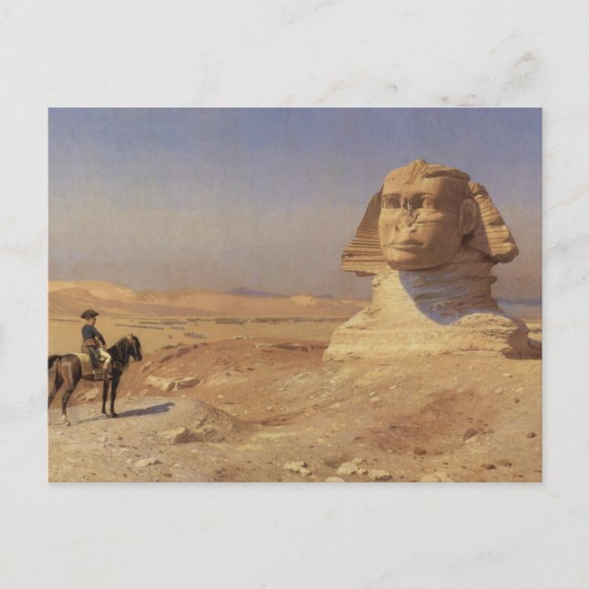 Bonaparte Before The Sphinx Postcard (Front)