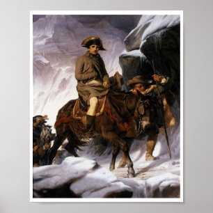 Bonaparte Leading His Army Through The Alps Poster