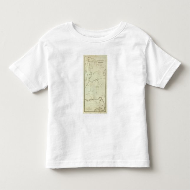 Bonaparte's Route from Elba to Paris Toddler T-Shirt (Front)