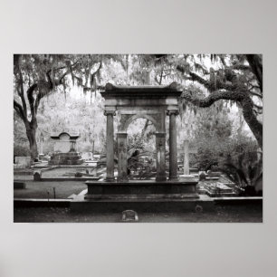 Bonaventure Cemetery Savannah Poster