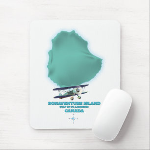 Bonaventure Island Canada map Mouse Pad