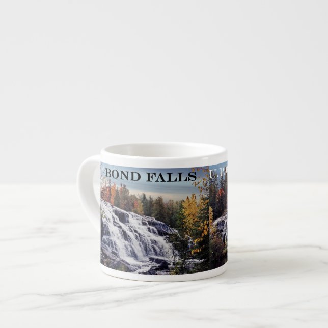 Bond Falls 90's espresso mug (Front Left)