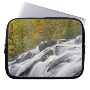 Bond Falls on the Middle Fork of the Ontonagon Laptop Sleeve