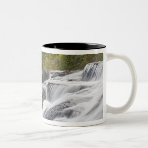 Bond Falls on the Middle Fork of the Ontonagon Two-Tone Coffee Mug