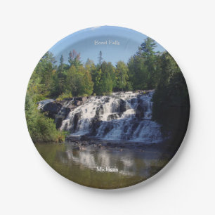 Bond Falls paper plate